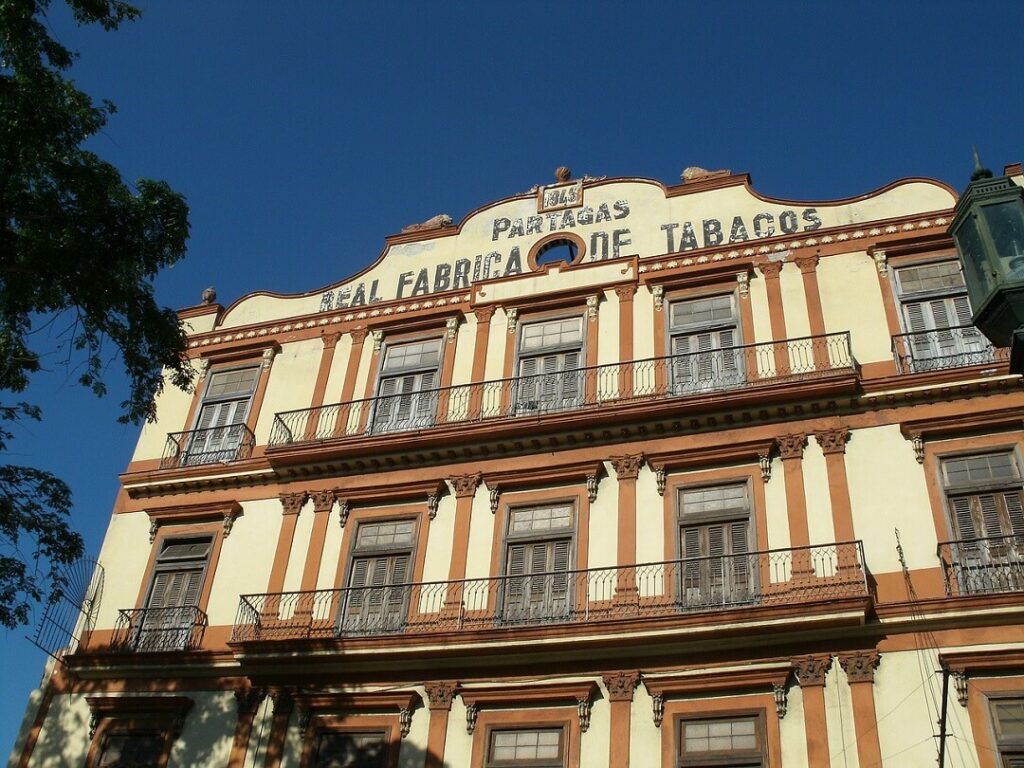 Fábrica de tabacos de La Habana. Partagás. 